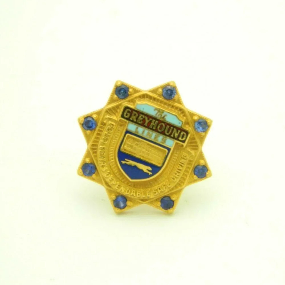 Greyhound Lines 1/5th 10K Gold 4 Year Safe Driving